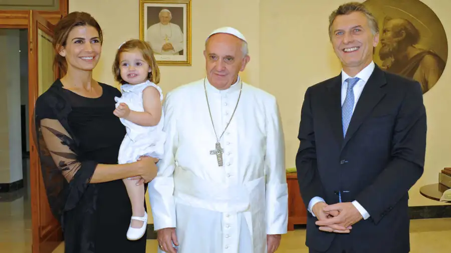 El Papa Francisco recibió hoy en el Vaticano a Mauricio Macri 20230711