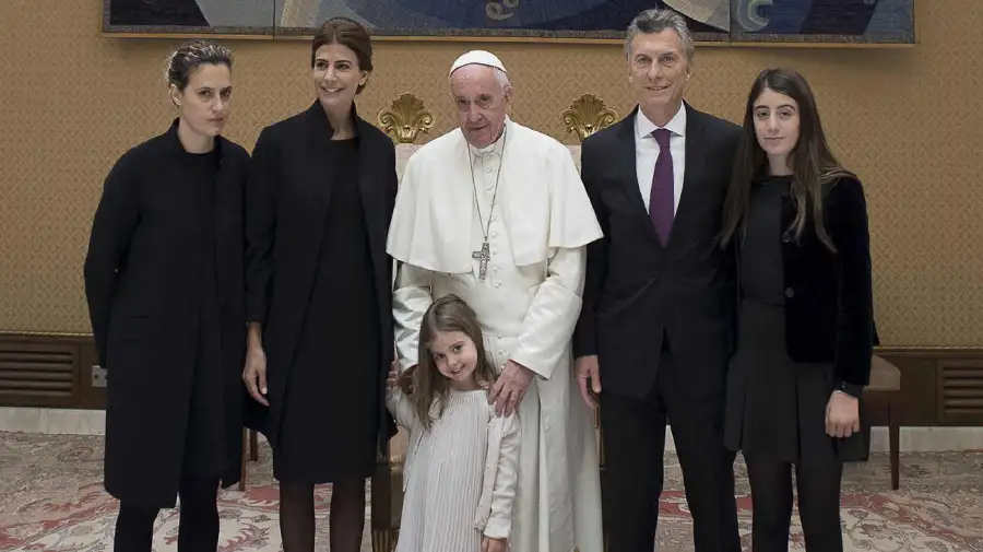El Papa Francisco recibió hoy en el Vaticano a Mauricio Macri 20230711