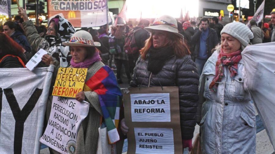 Protestas Casa de Jujuy 20230714