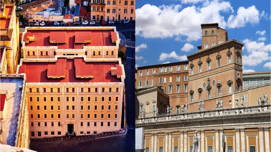 Residencia de Santa Marta y el Palacio Apostólico Vaticano 20230714