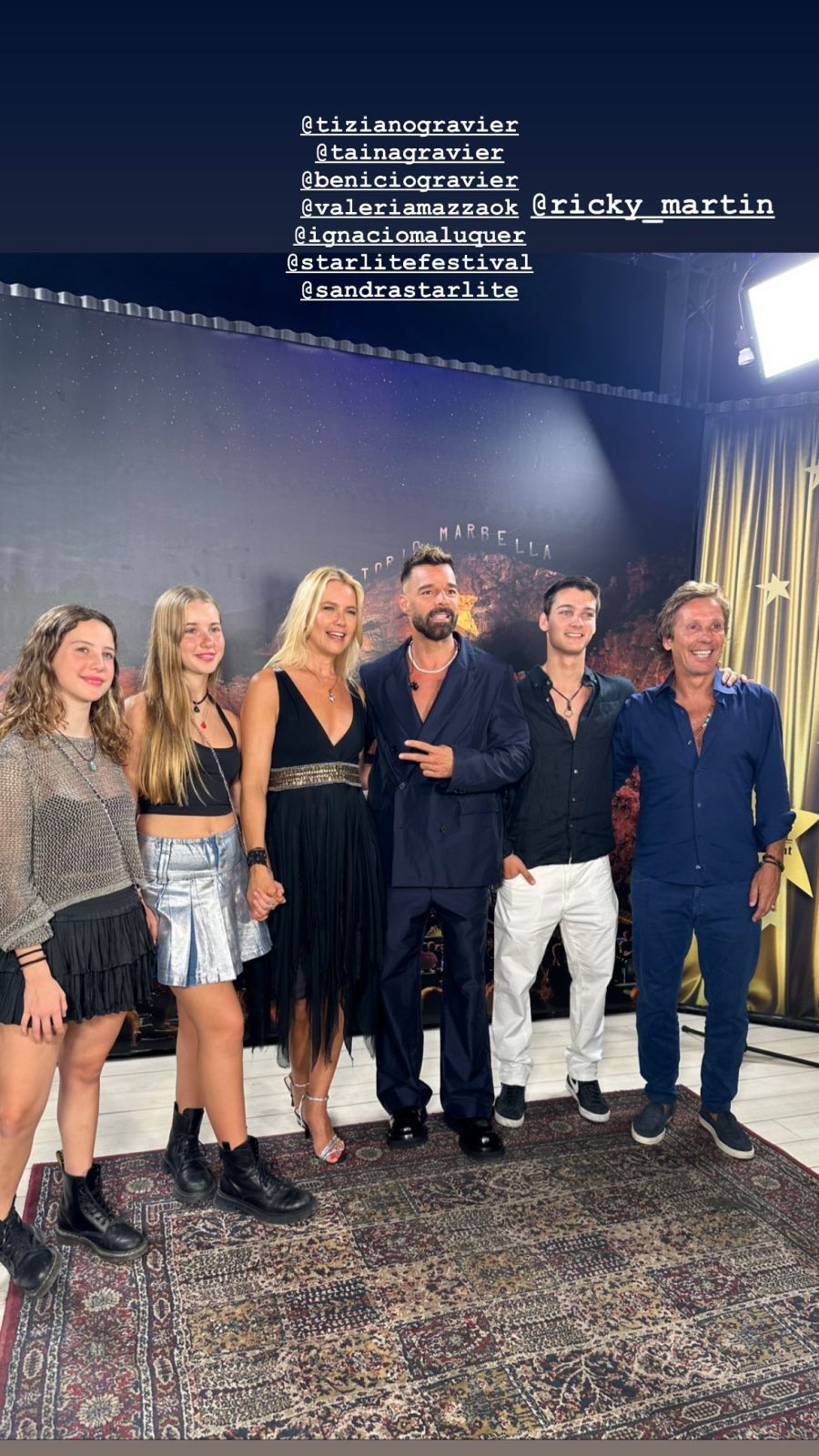 Ricky Martin tras cerrar una noche de éxito en España