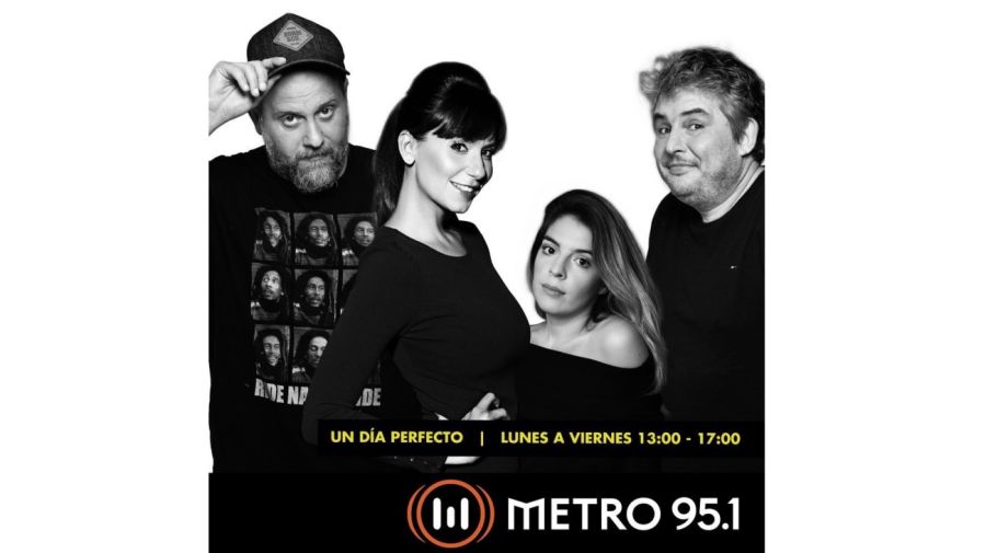 Dalma Maradona afuera de Radio Metro
