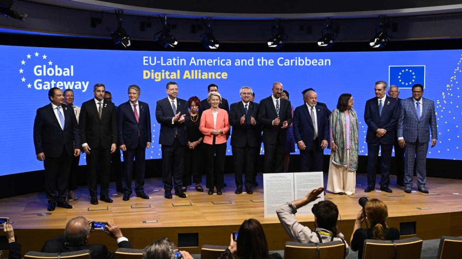 Alberto Fernández Belgica, UE CELAC 20230717