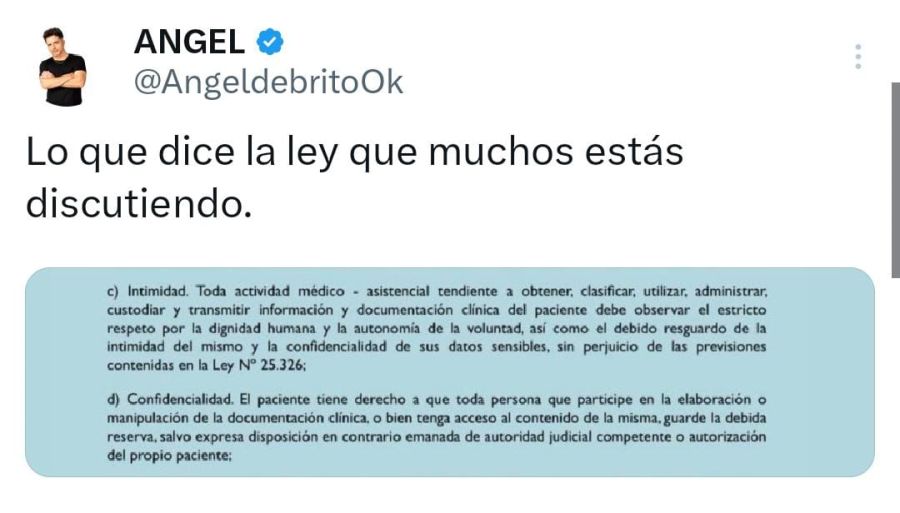 Ángel de Brio tweet