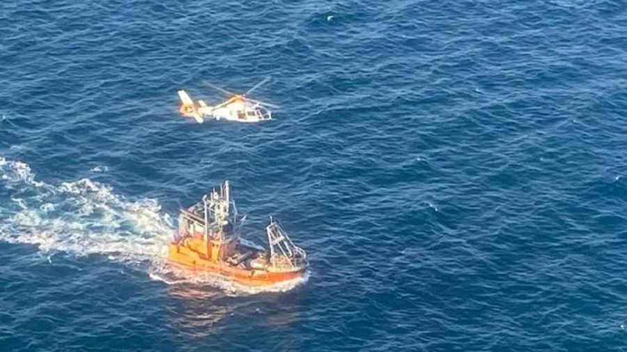 Búsqueda de un tripulante de un buque pesquero en Chubut
