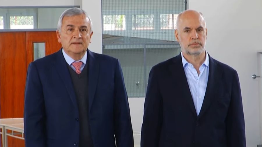Horacio Rodríguez Larreta y Gerardo Morales