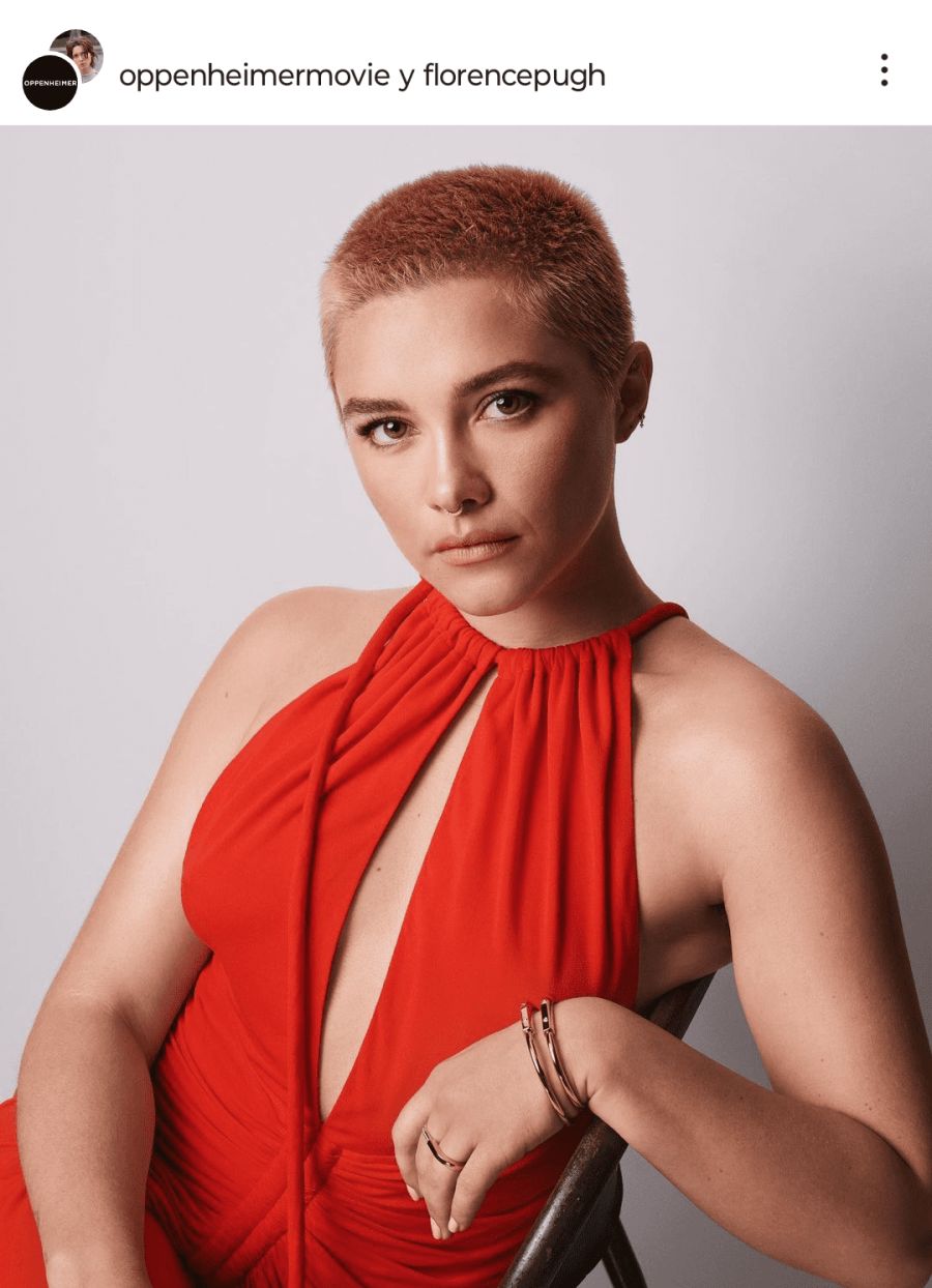 Florence Pugh y su corte de look