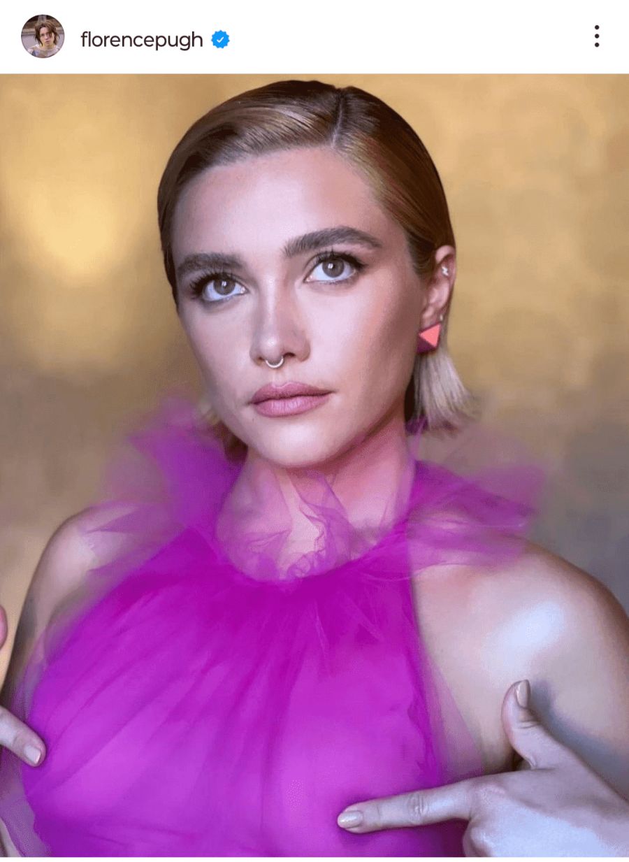 Florence Pugh y su corte de look