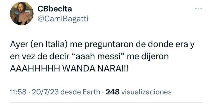 Wanda Nara destronó a Leo Messi y Diego Maradona 