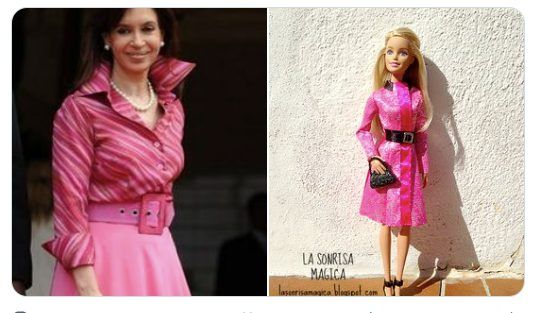 Cristina Kirchner - Barbiecore