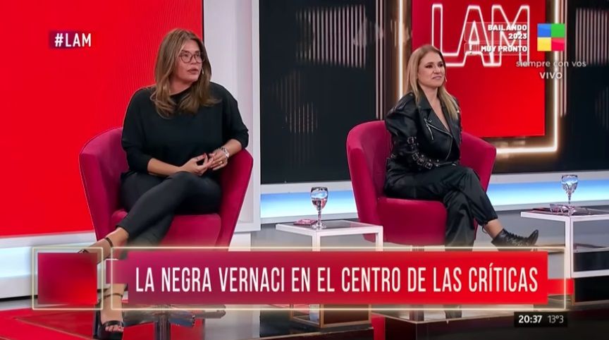 Nazarena Vélez y Fernanda Iglesias en LAM