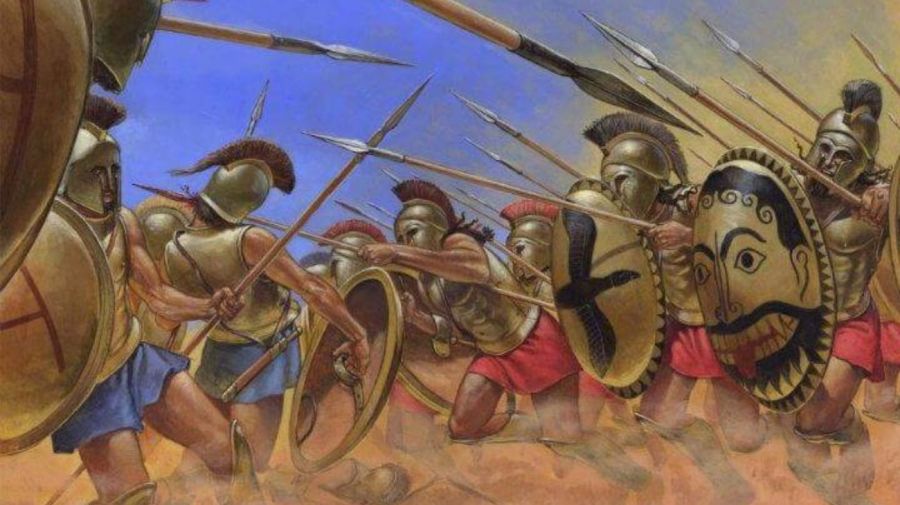 Ilustración de la Guerra de Peloponeso