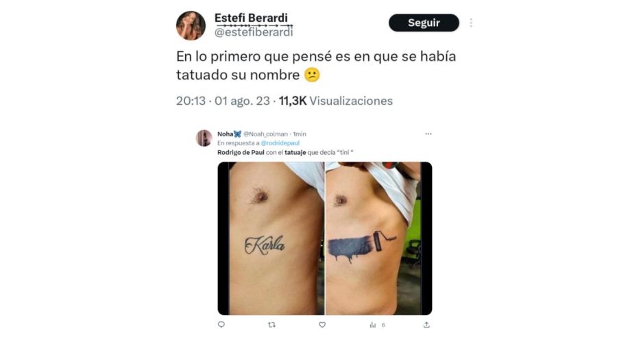 Memes tatuaje Rodrigo De Paul