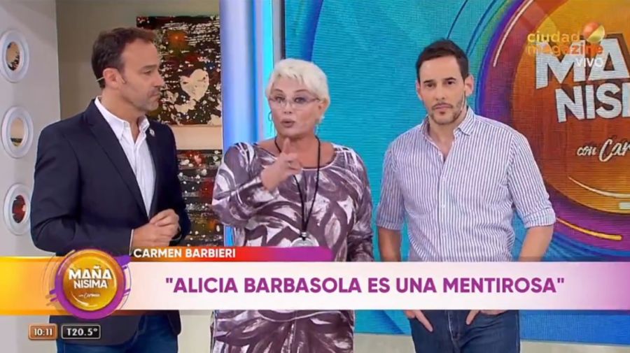 Adrián Pallares, Carmen Barbieri y Rodrigo Lussich en Mañanísima