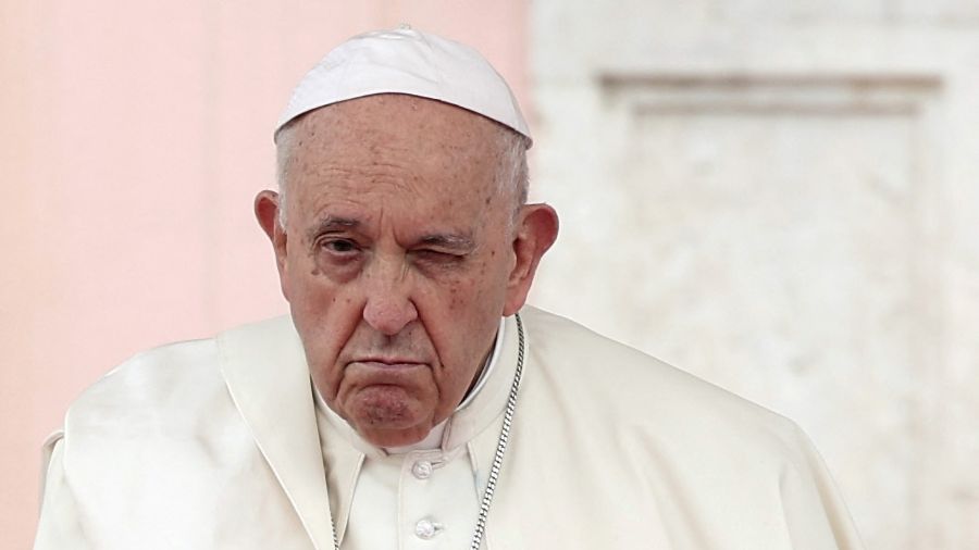 Fotogaleria El Papa Francisco es recibido por el presidente portugués en el Palacio Nacional de Belem, Lisboa, durante su visita de cinco días para asistir al encuentro de jóvenes católicos