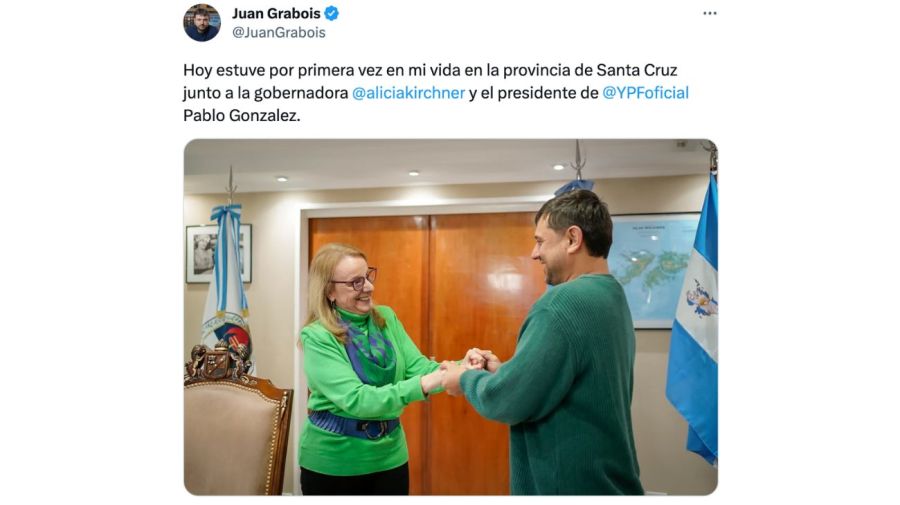 Rumbo a las PASO, Grabois sumó una foto de campaña junto a Alicia Kirchner