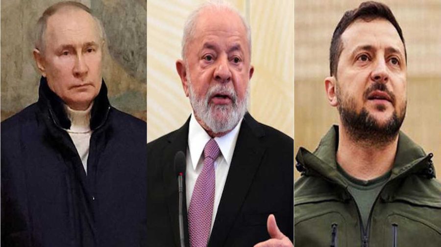 Putin, Lula y Zelensky 20230803