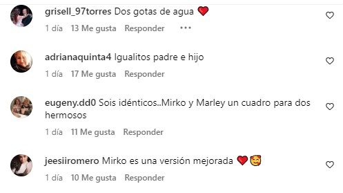 Los seguidores de Marley se sorprendieron por su parecido con Mirko 2