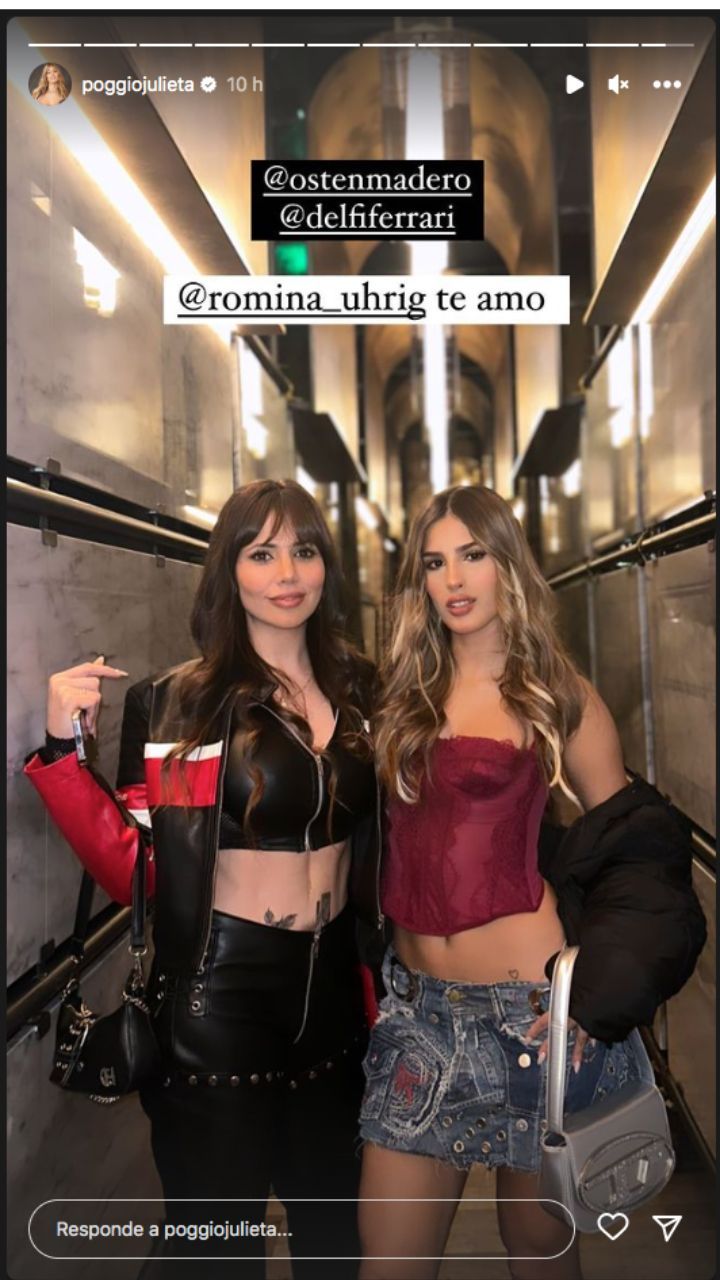 Julieta Poggio y Romina Uhrig