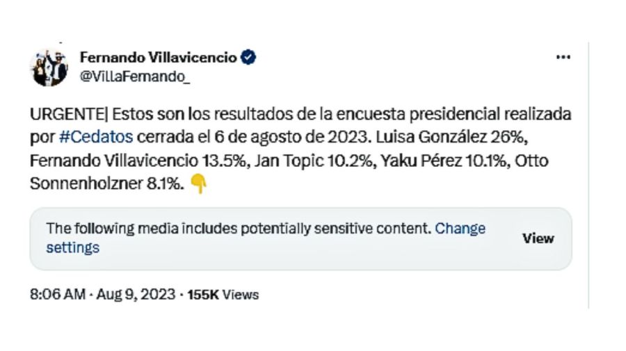 Tuits de Villavicencio 20230809
