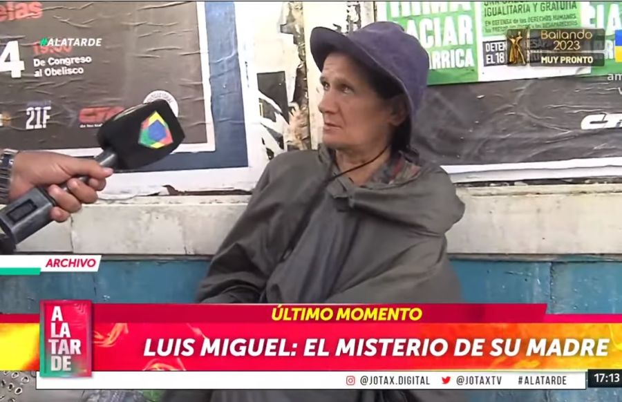 La bizarra entrevista de Luis Ventura a la supuesta madre de Luis Miguel perdida en Buenos Aires