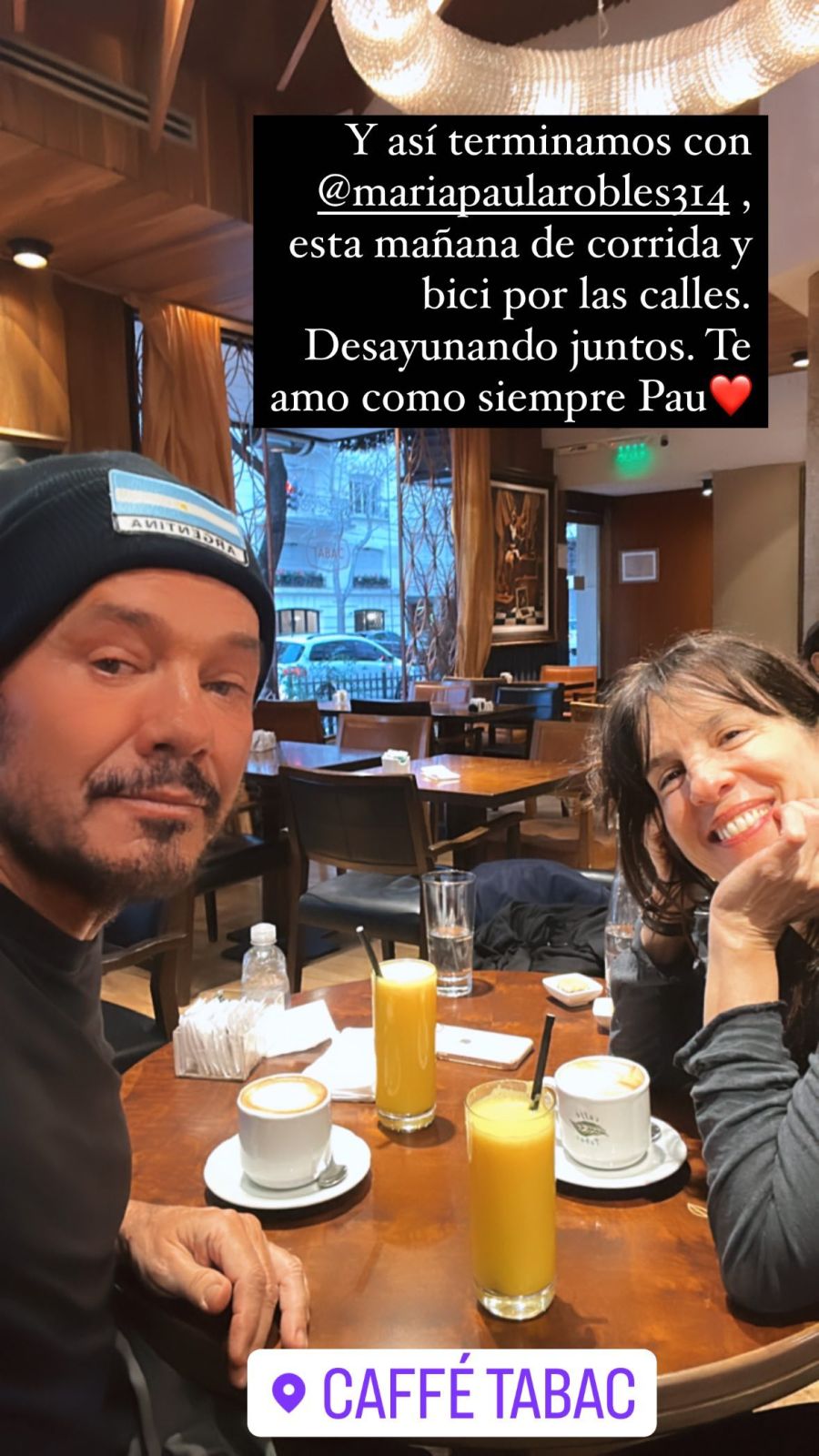 Marcelo Tinelli y Paula Robles 