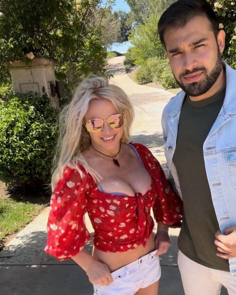 Britney Spears y Sam Asghari 