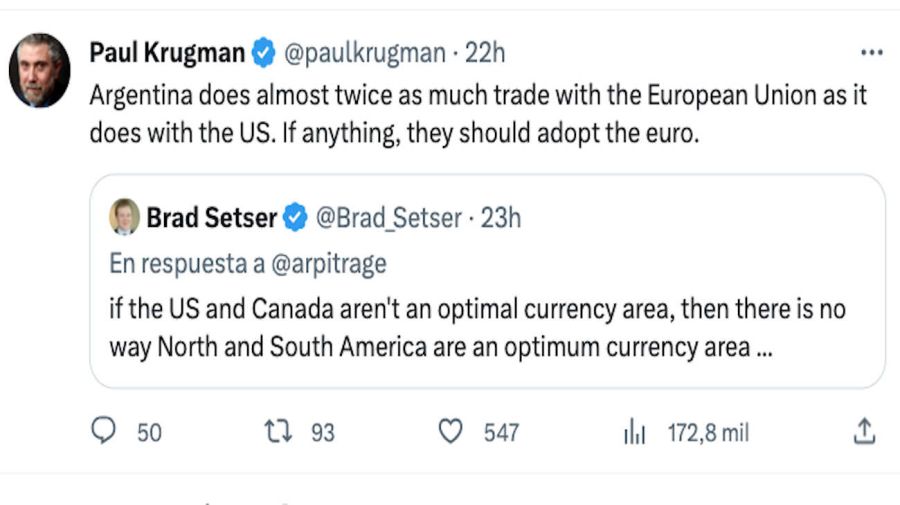 Paul Krugman Tweet 20230818