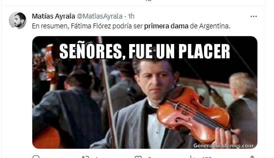 Los mejores memes del romance de Fátima Florez y Javier Milei 