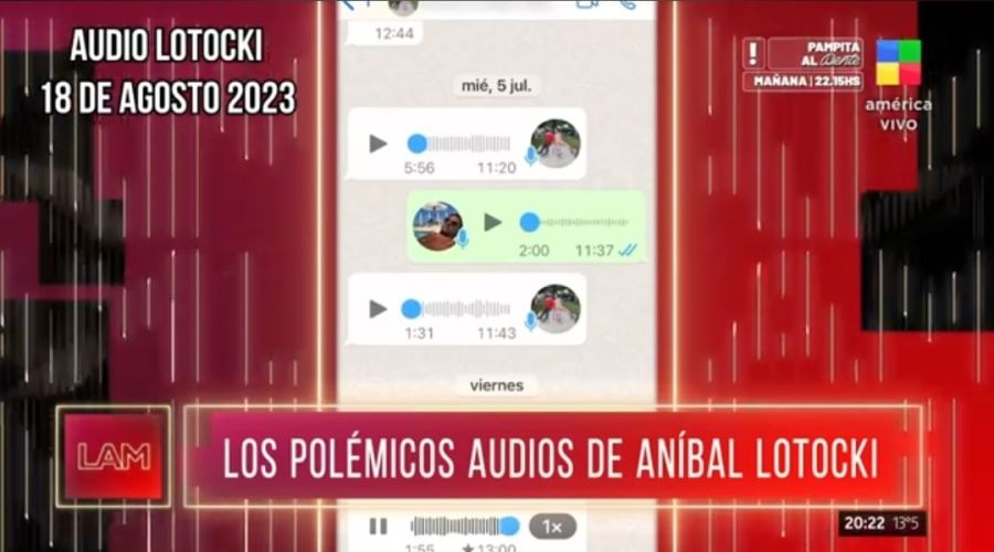 Los escalofriantes audios de Aníbal Lotocki