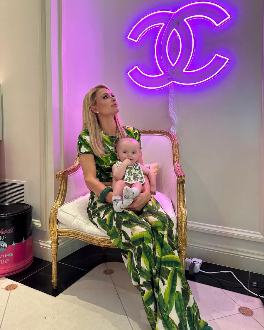Paris Hilton mostró la carita de su bebé: así está hoy Phoenix 