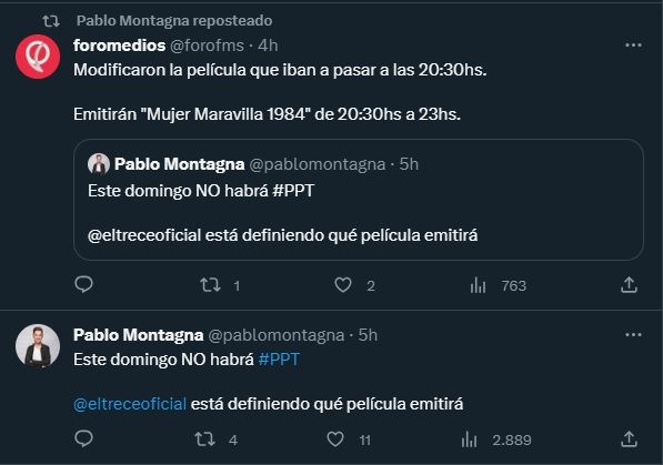 Pablo Montagna reveló que PPT no será transmitido