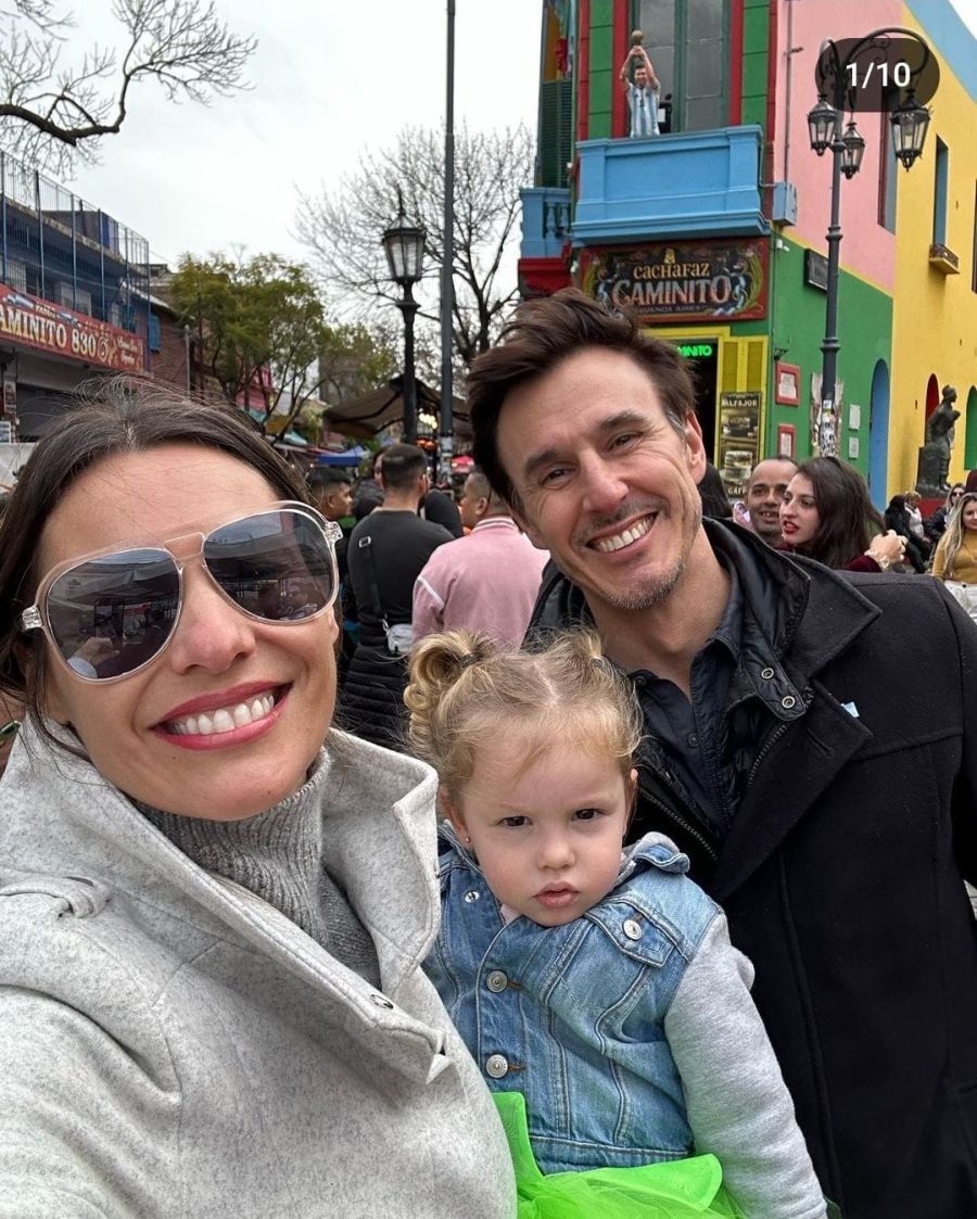 El paseo de Ana García Moritán en familia 