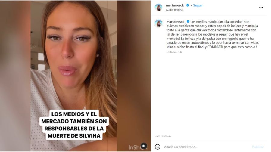 Mar Tarrés sobre la muerte de Silvina Luna