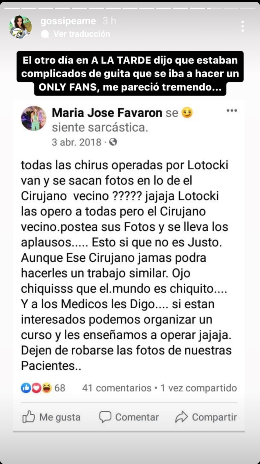 posteos de María José Favaron 