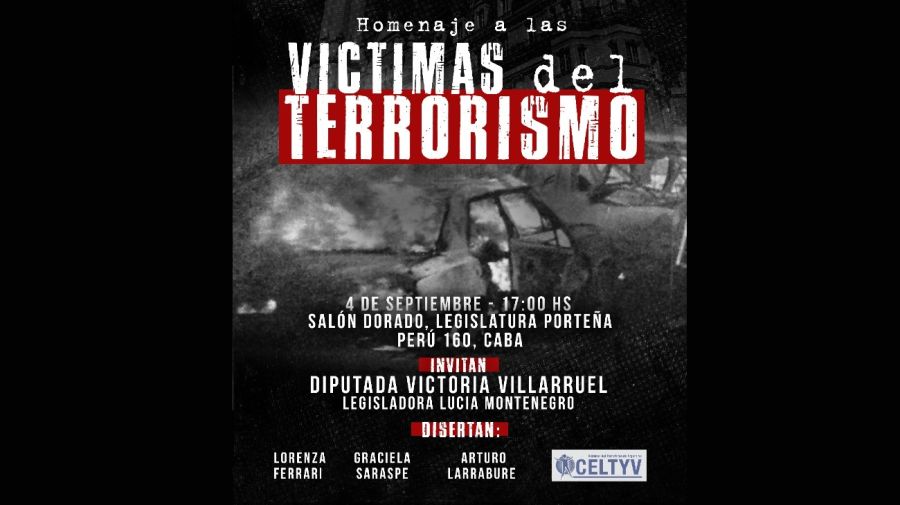 Victoria Villarruel homenajea a las víctimas del terrorismo