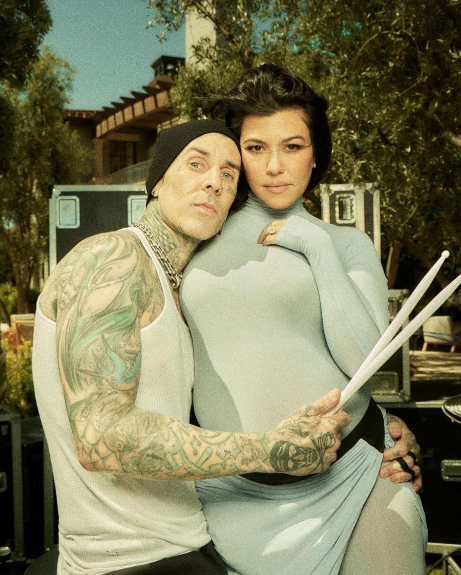 Kourtney Kardashian y Travis Barker