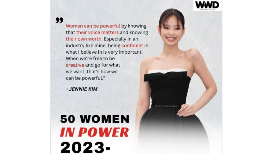 Jennie Kim Women in Power 2023