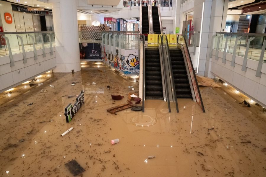 Inundaciones en Hong Kong