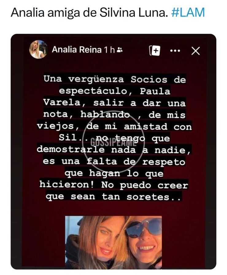 Las amigas de Silvina Luna apuntaron contra Paula Varela tras sus dichos el día del último adiós a la actriz