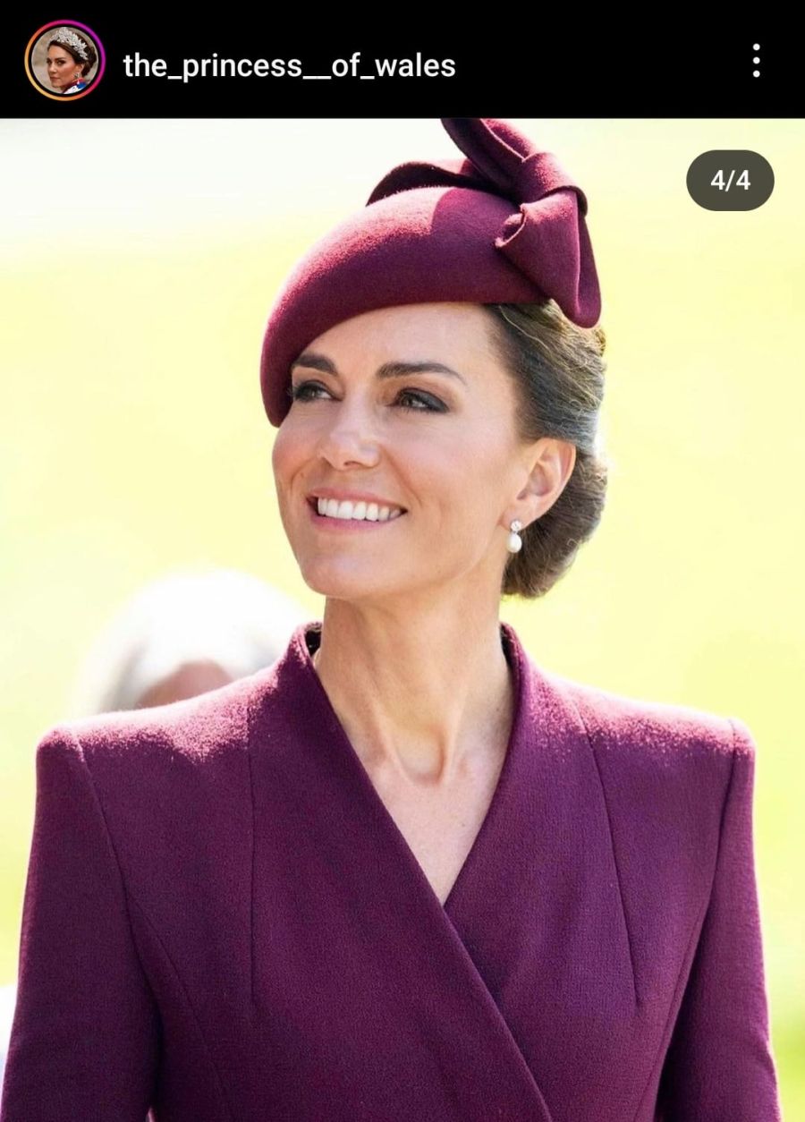 Kate Middleton en el homenaje a Isabel II