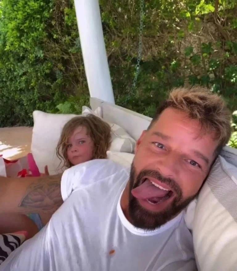 Ricky Martin subió una imagen de su hija Lucía y mostró cuánto creció 