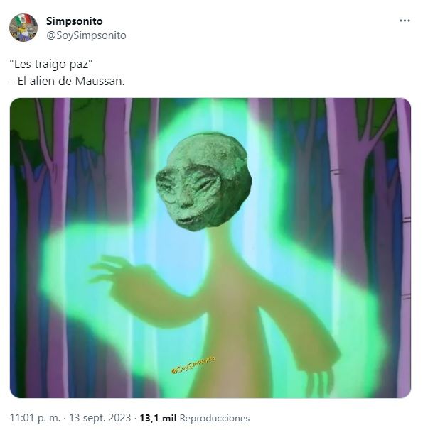 De Los Simpson a ET: memes y burlas por la exposición de extraterrestres en México g_20230913