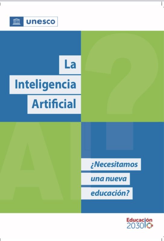Libro de IA en la escuela por UNESCO