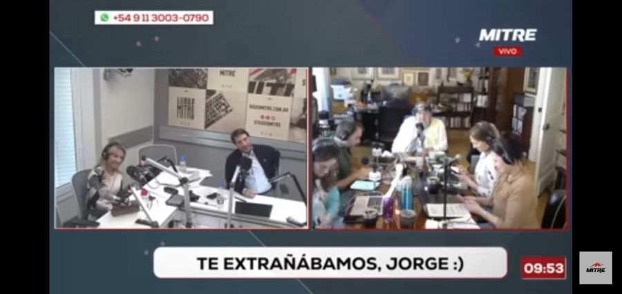Jorge Lanata volvió a su programa de radio