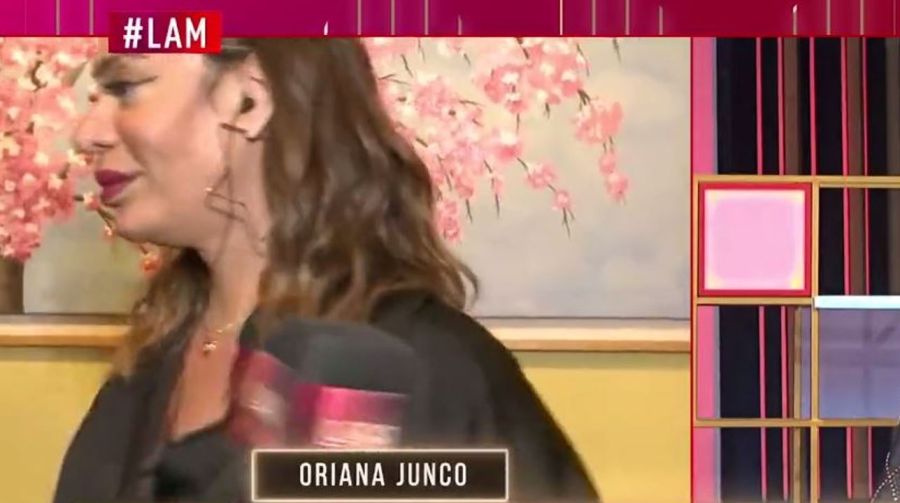 Oriana Junco se fue movil LAM