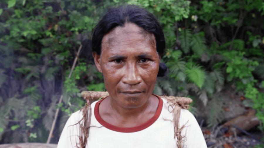 Hombre Hongama tribu indigena