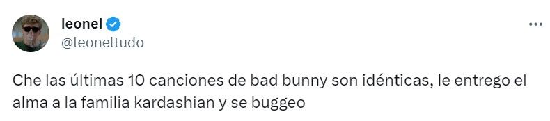 Críticas a la nueva canción de Bad Bunny