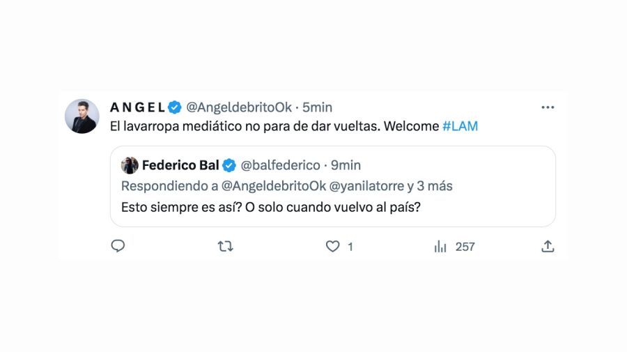Federico Bal reaccionó irónico al estallido de Carmen Barbieri contra Yanina Latorre: 