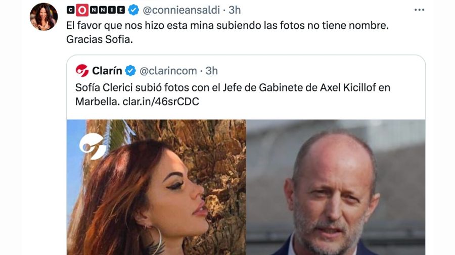 Reacciones de los famosos al romance de Martín Insaurralde y Sofía Clerici